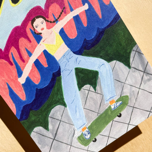 Large Postcard - RUN 09