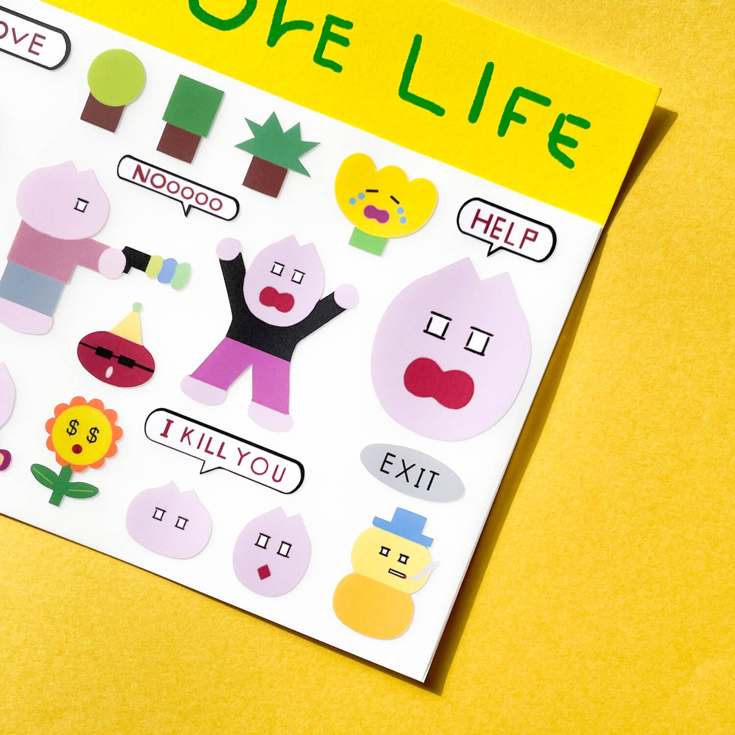 Sticker Sheet - no more life