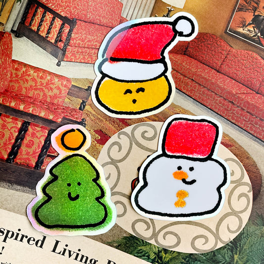Sticker Set - Holiday Folks