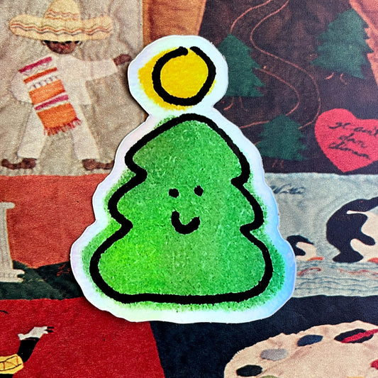 Sticker - Lighted Tree