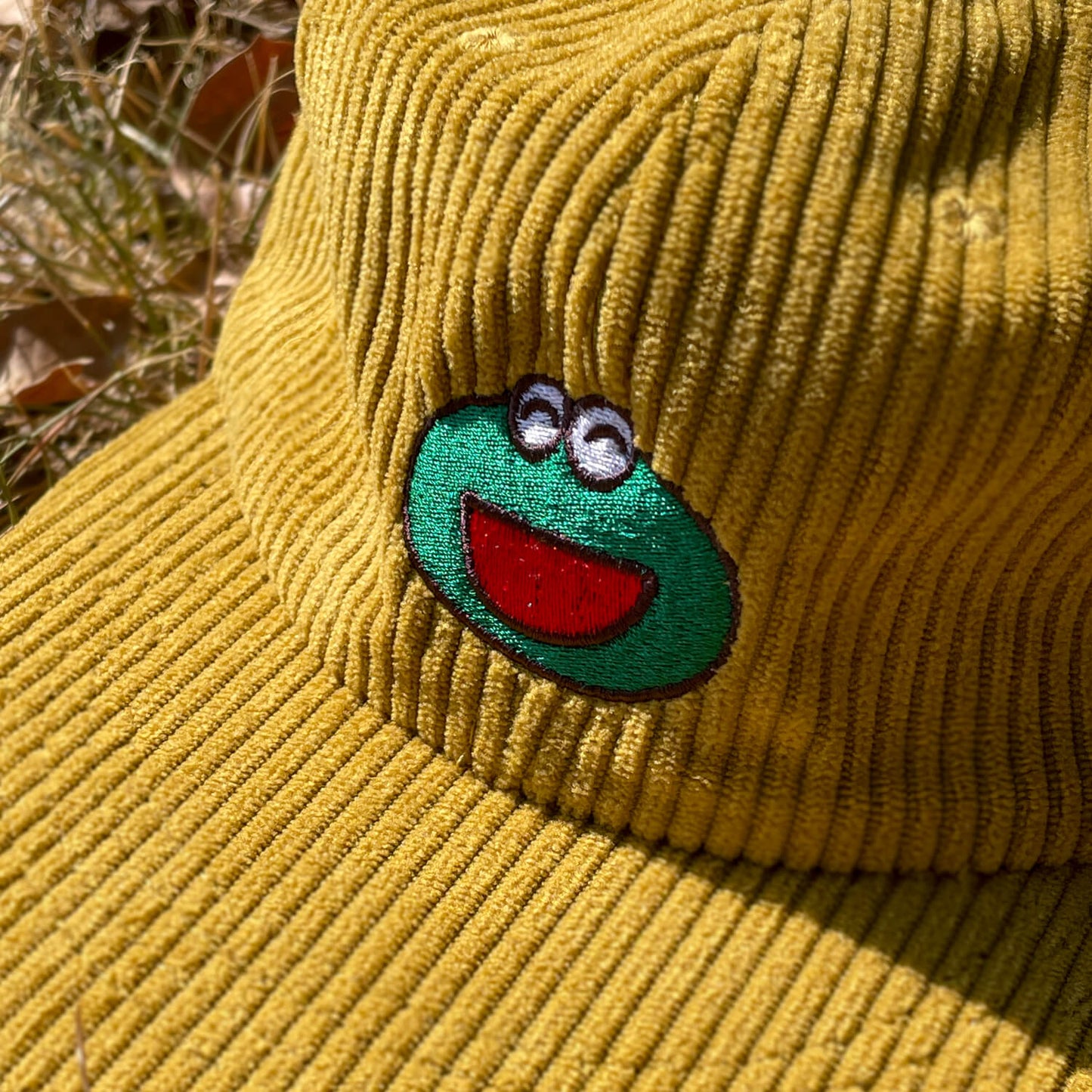 Frog Cap - Corduroy Mustard