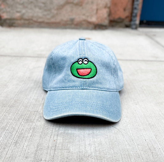 Frog Cap - Denim Light Wash