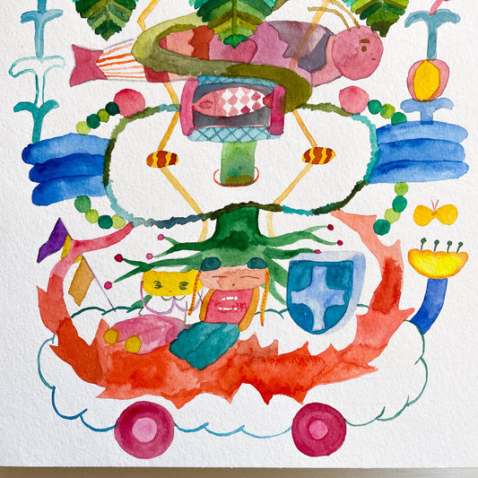 Original Drawing "Funeral"