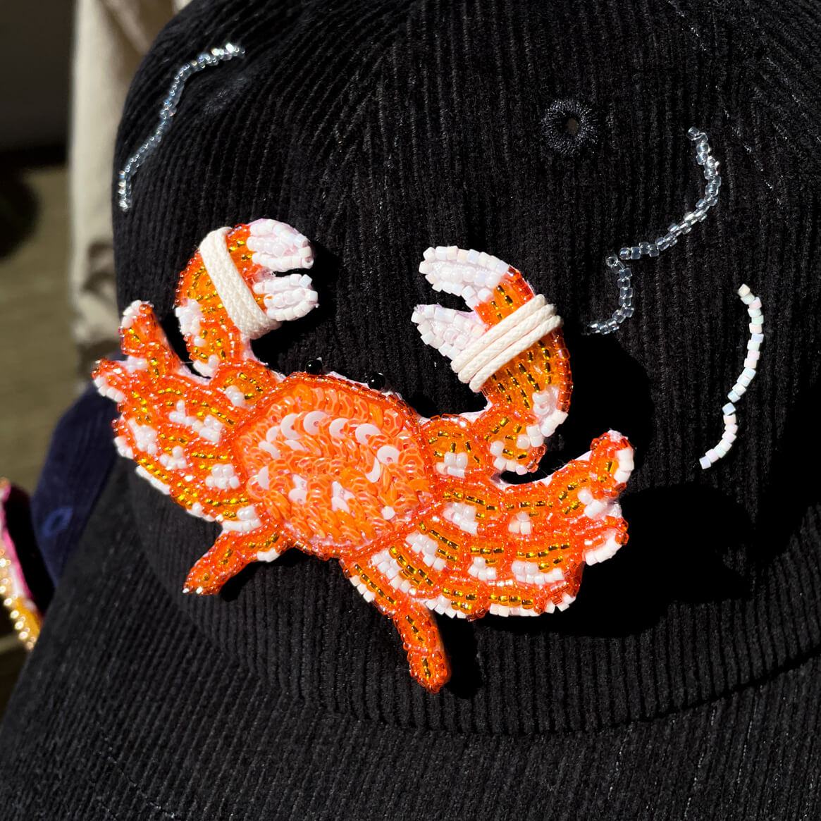 Brooch Hat - Steaming Dungeness Crab