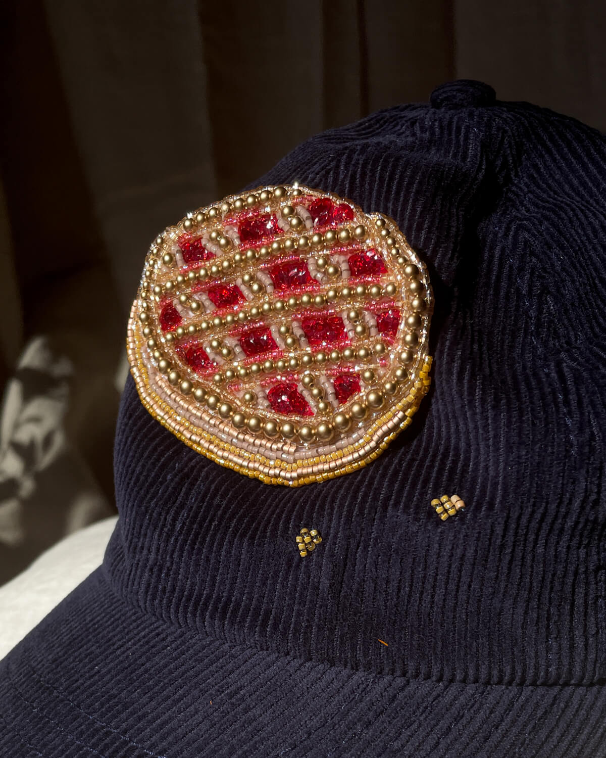 Brooch Hat - Cherry Pie