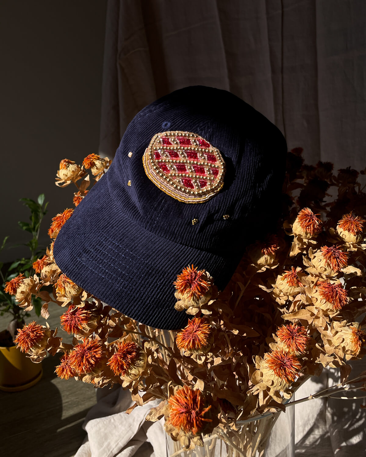 Brooch Hat - Cherry Pie