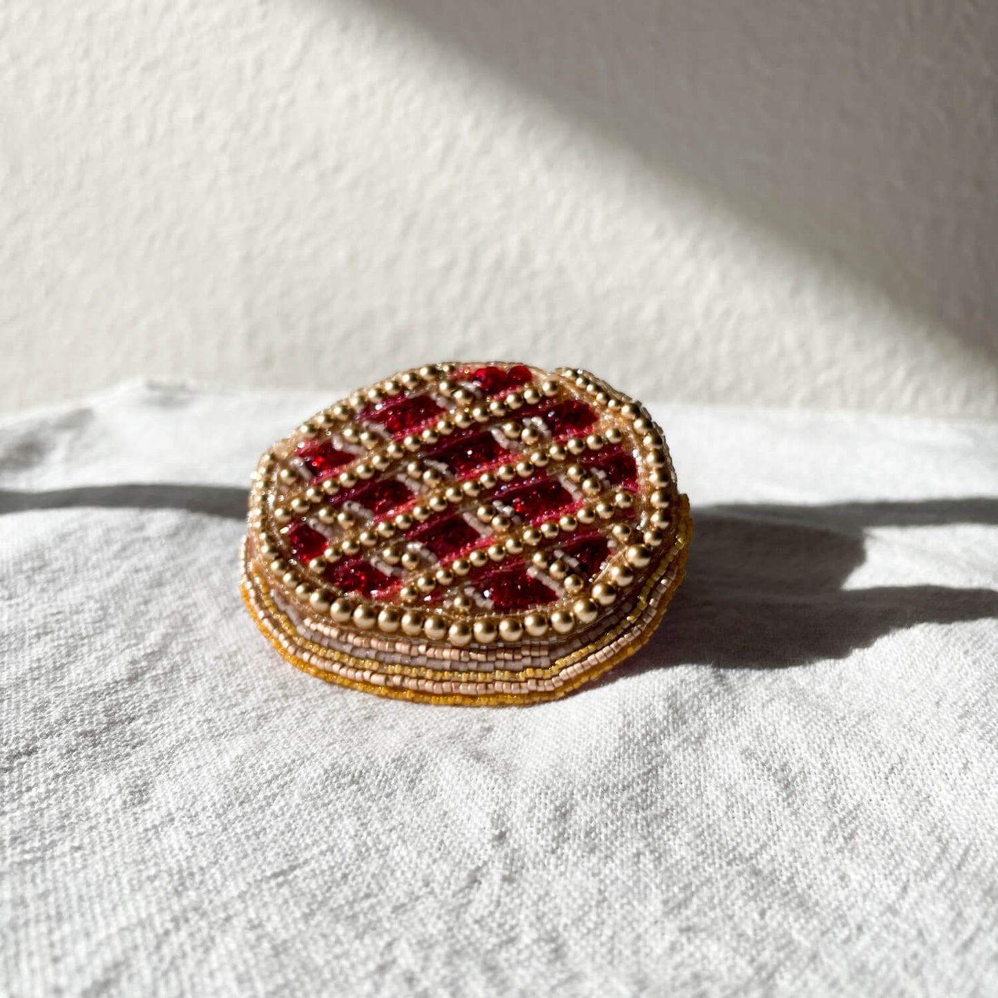 Brooch Hat - Cherry Pie