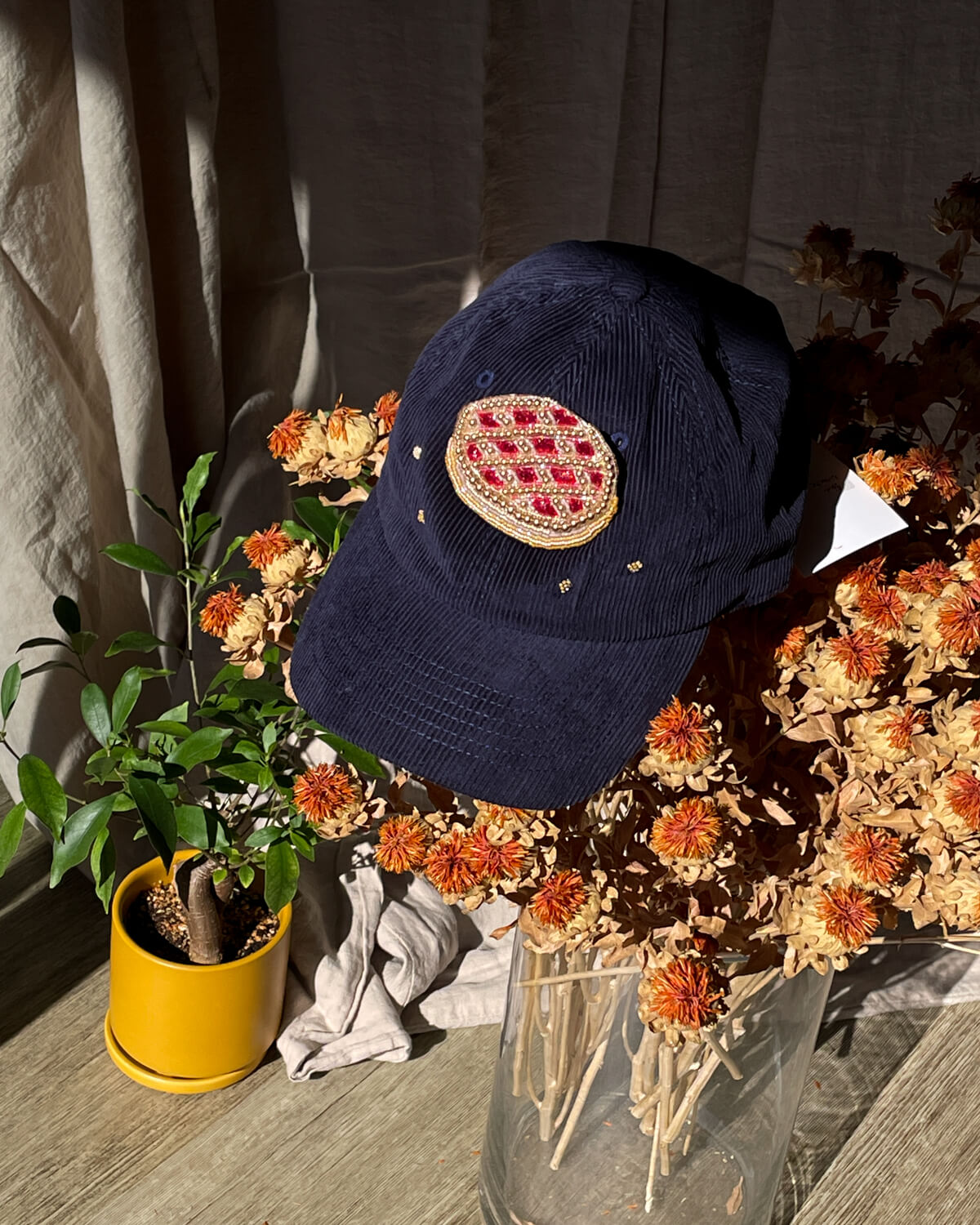 Brooch Hat - Cherry Pie