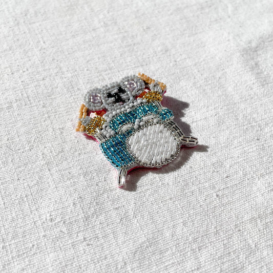 Brooch - Koala Drummer